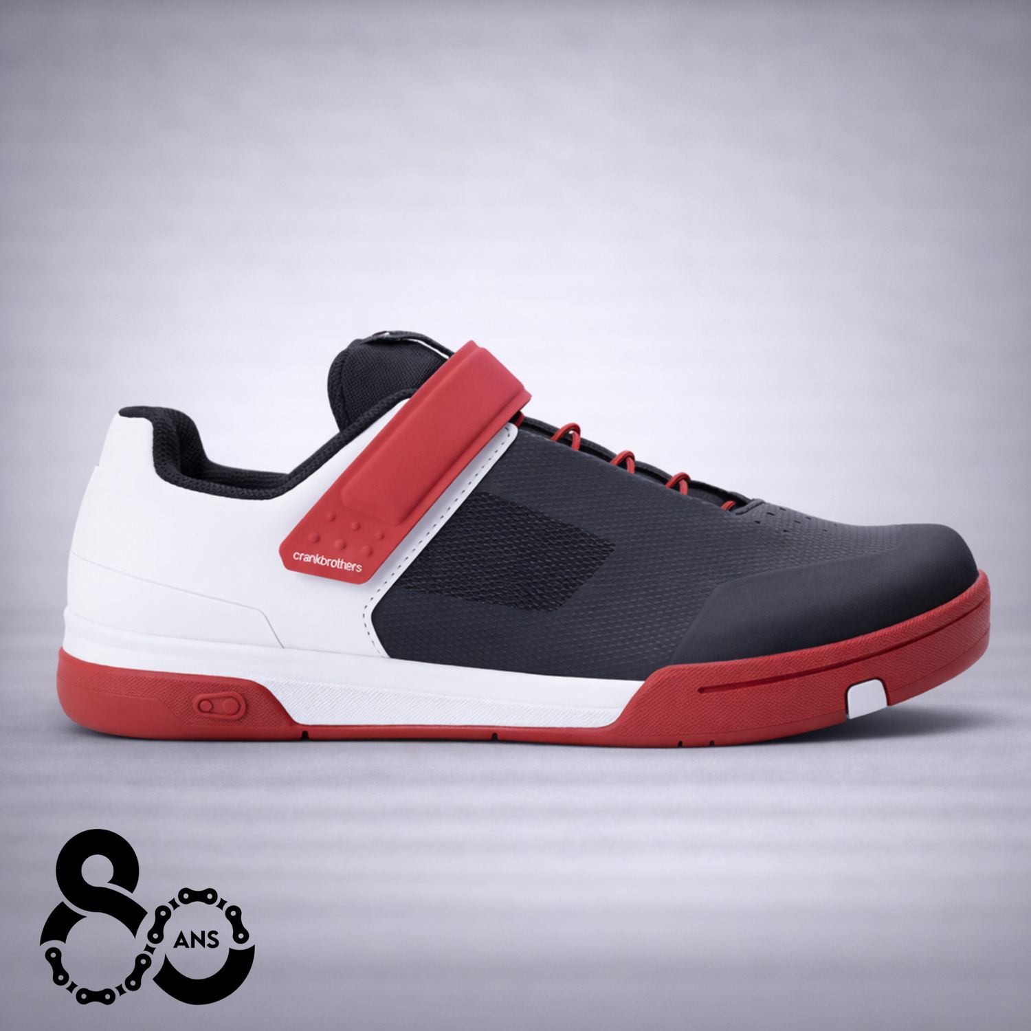 Chaussure Crankbrothers Mallet SpeedLace Rouge/Noir/Blanc