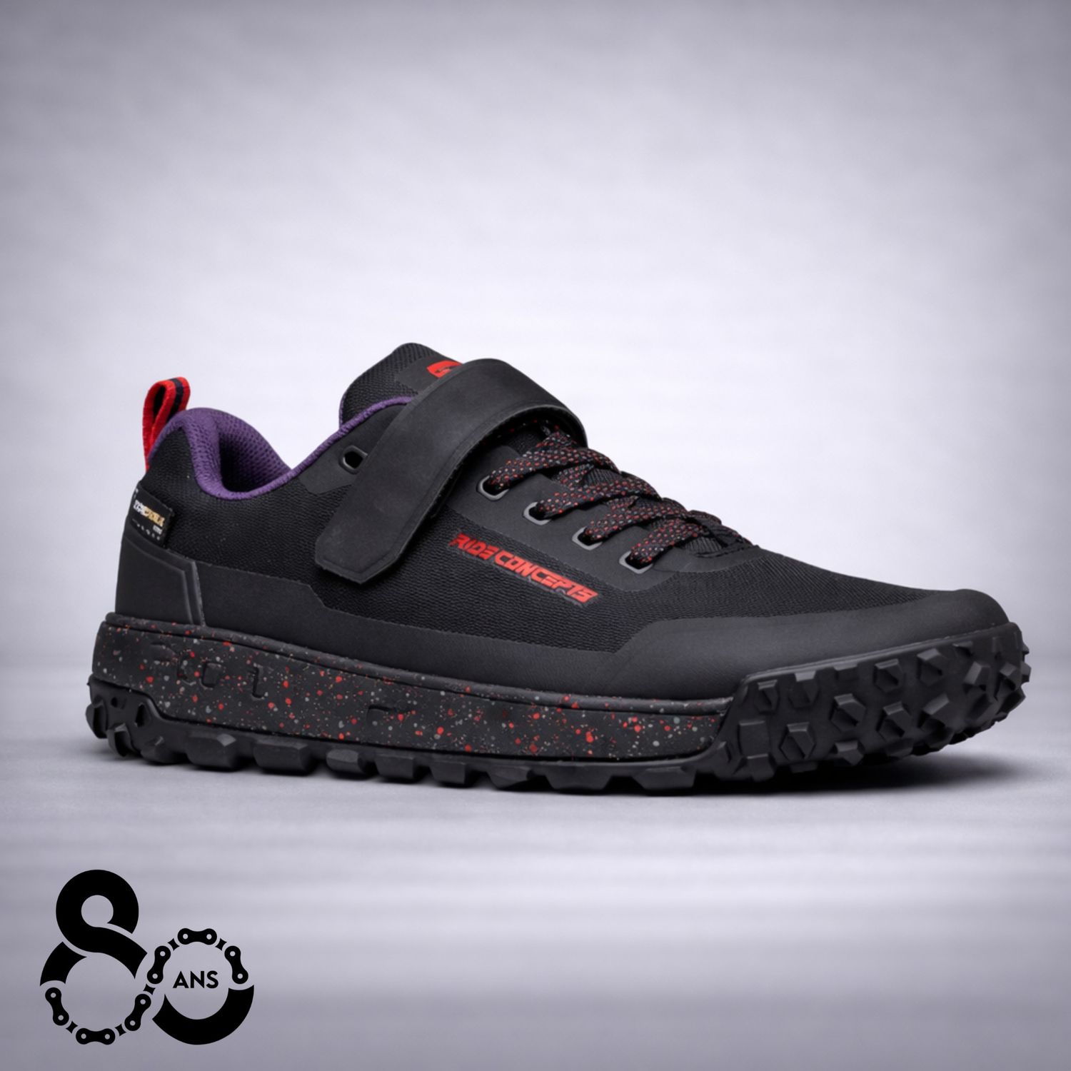 Chaussure Ride Concepts Tallac Clip Noir/Rouge