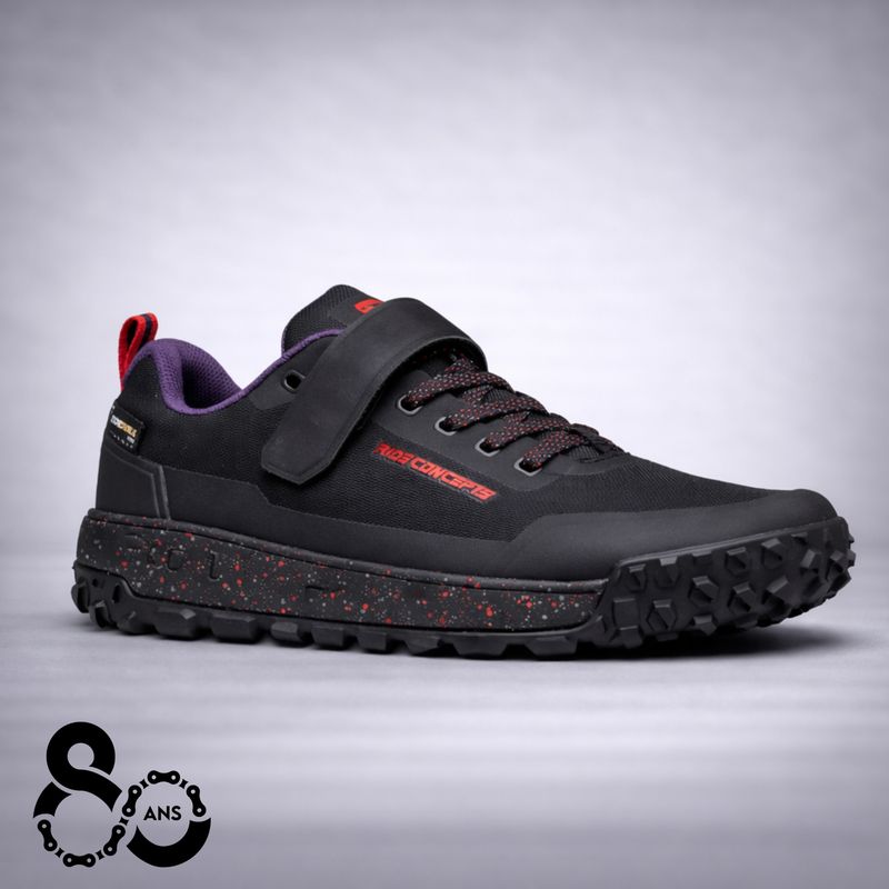 Chaussure Ride Concepts Tallac Clip Noir/Rouge