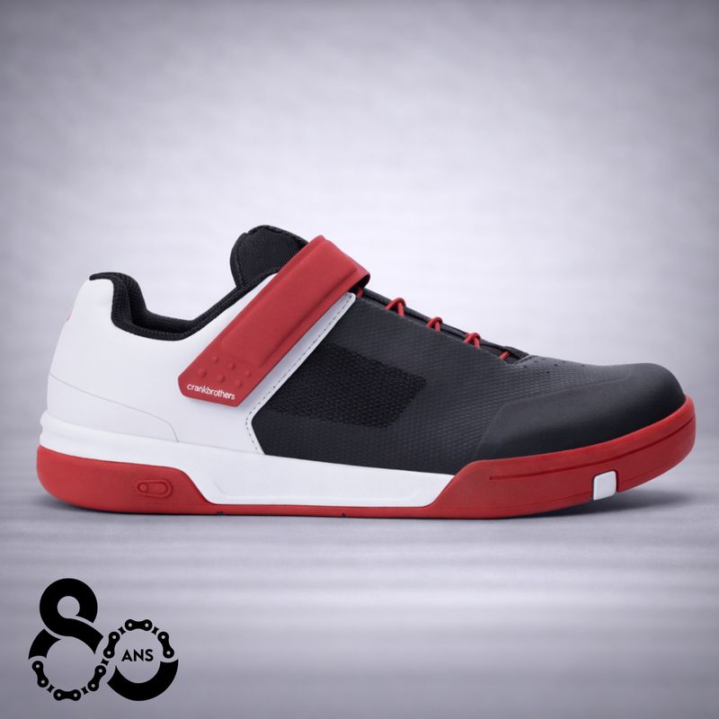Chaussure Crankbrothers Stamp SpeedLace Rouge/Noir/Blanc