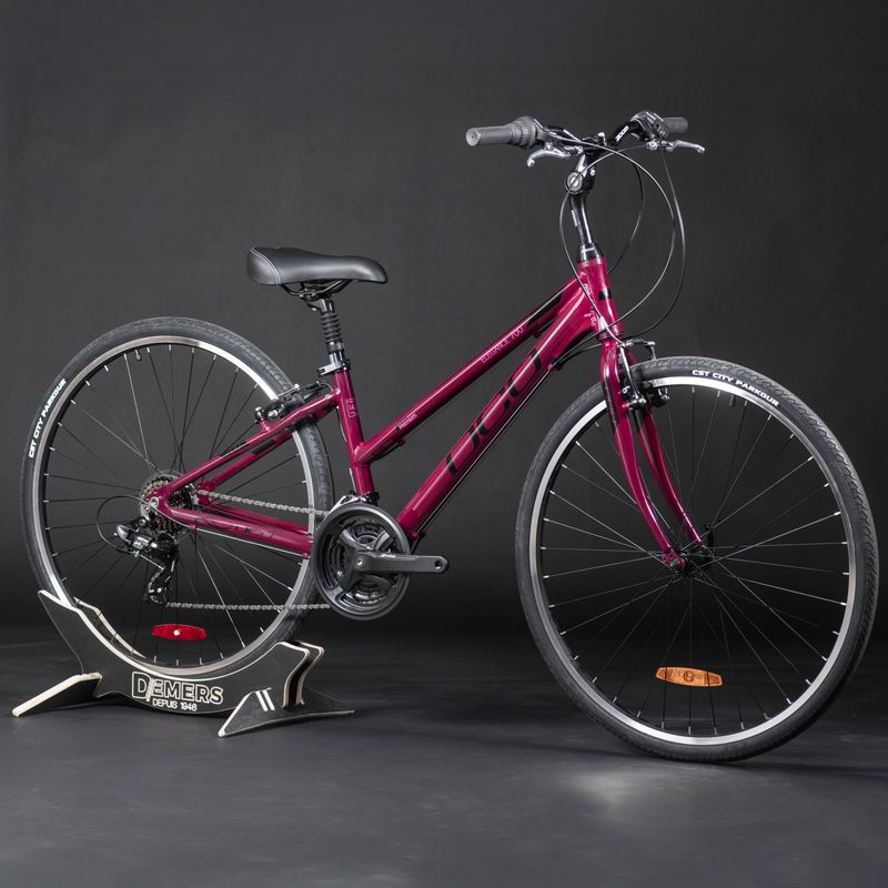 Vélo DCO Elegance 700 Prune/Noir