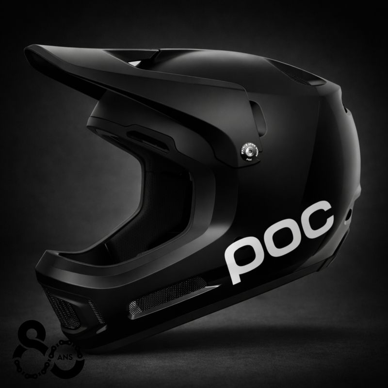 Casque intégral POC Coron Air MIPS Noir