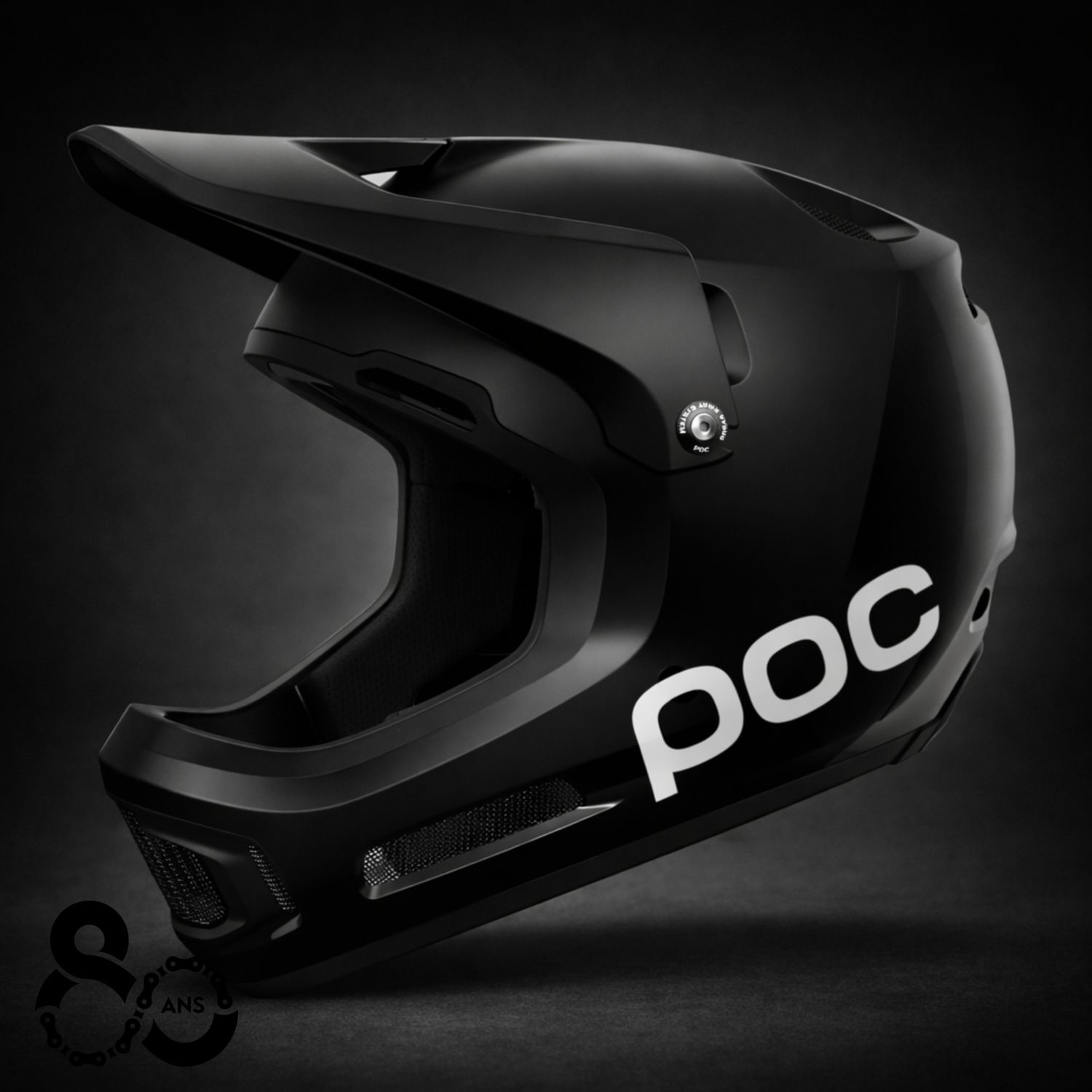 Casque intégral POC Coron Air MIPS Noir