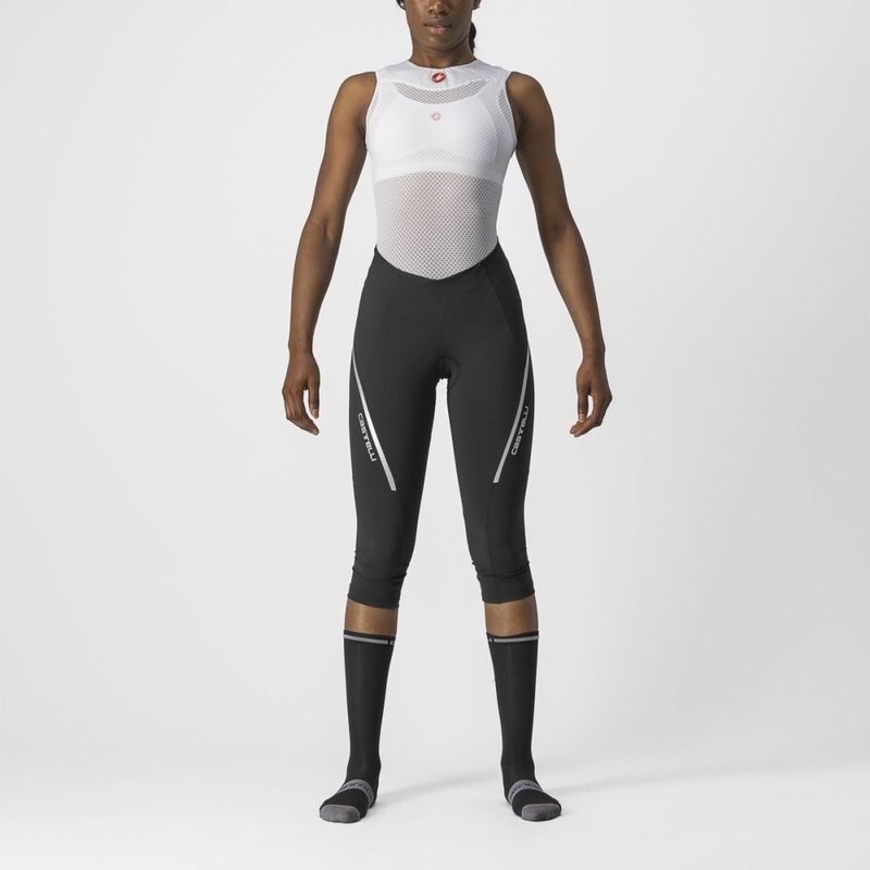 Cuissard 3/4 Castelli Velocissima 3 Femme Noir/Argent