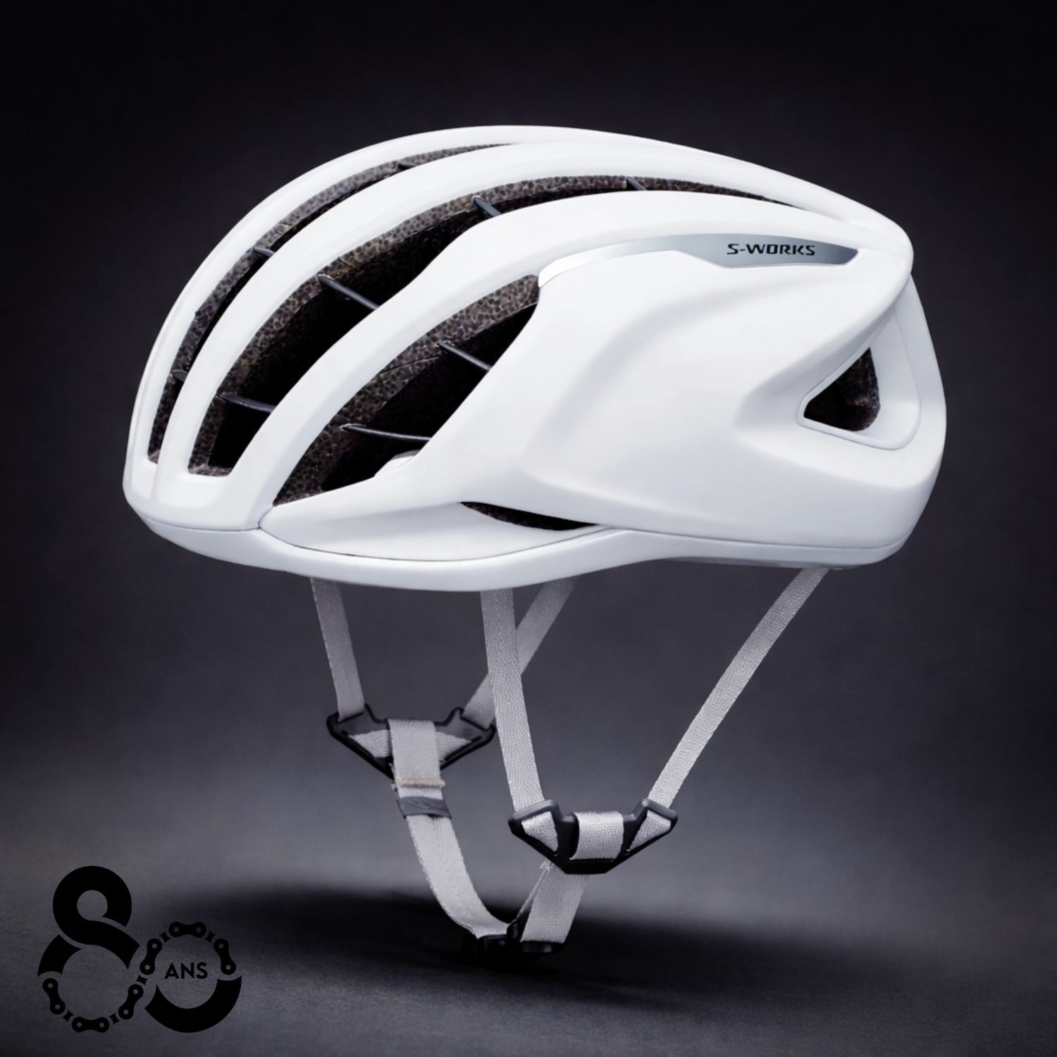 Casque Specialized S-Works Prevail 3 MIPS Blanc, Size: Small