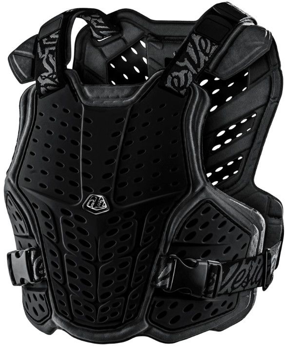 Plastron Troy Lee Designs Rockfight Solid Noir, Size: MD/LG
