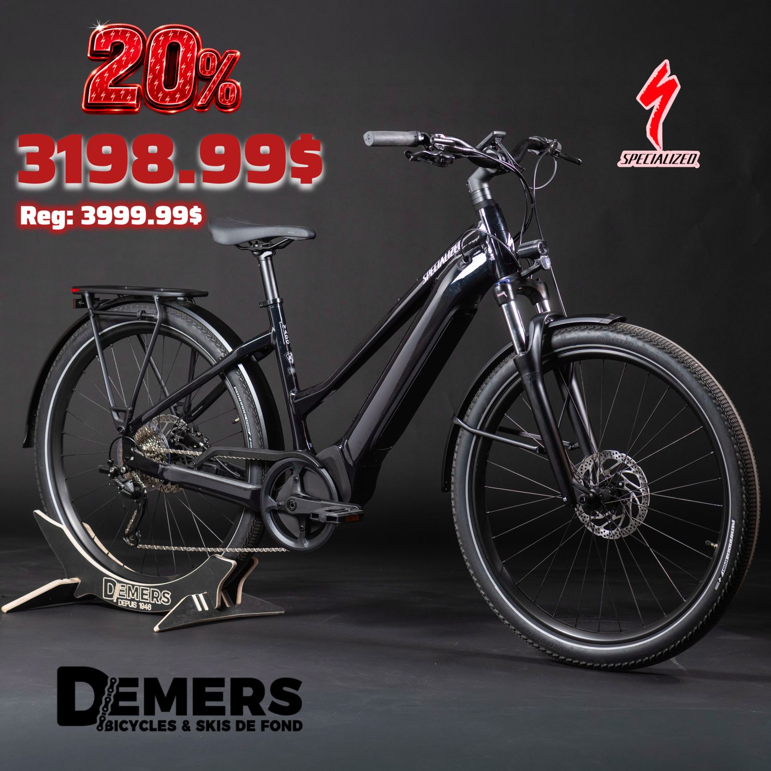 Specialized Turbo Vado 3.0 ST 2024 eBike (Black)