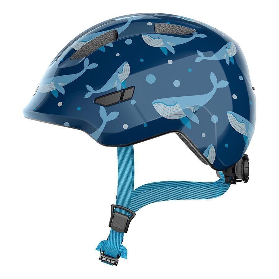 Abus Smiley 3.0 Kids Cycling Helmet (Blue Whale)