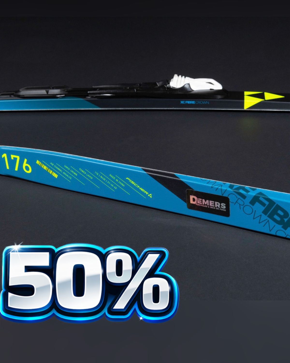 Fischer Fibre Crown Skis / Tour Step-In Bindings