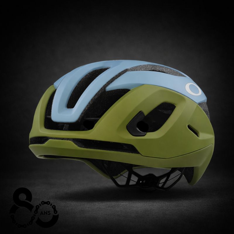 Casque Oakley Aro5 Race MIPS Vert/Bleu Mat