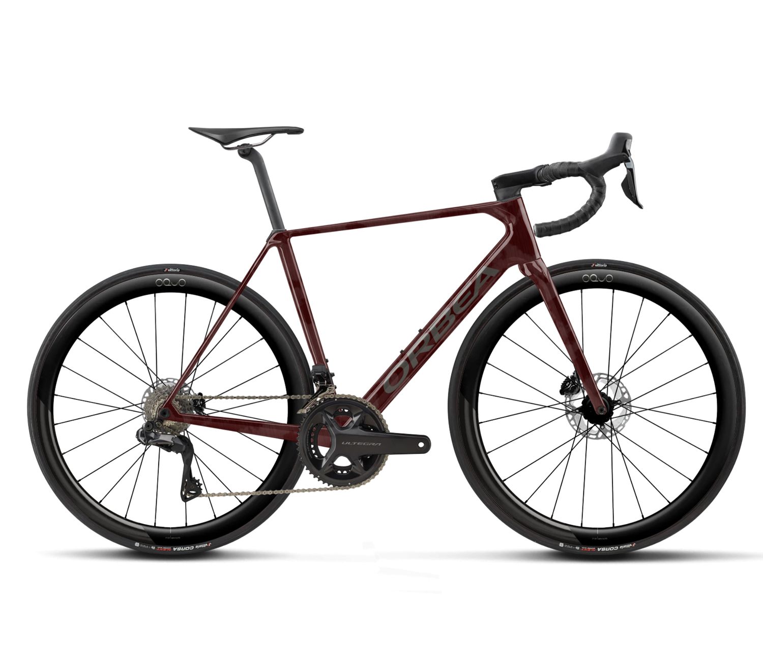 Orbea Orca M20iTeam Pwr 4iiii 2025 Bike (Wine Red/Carbon), Size: 53