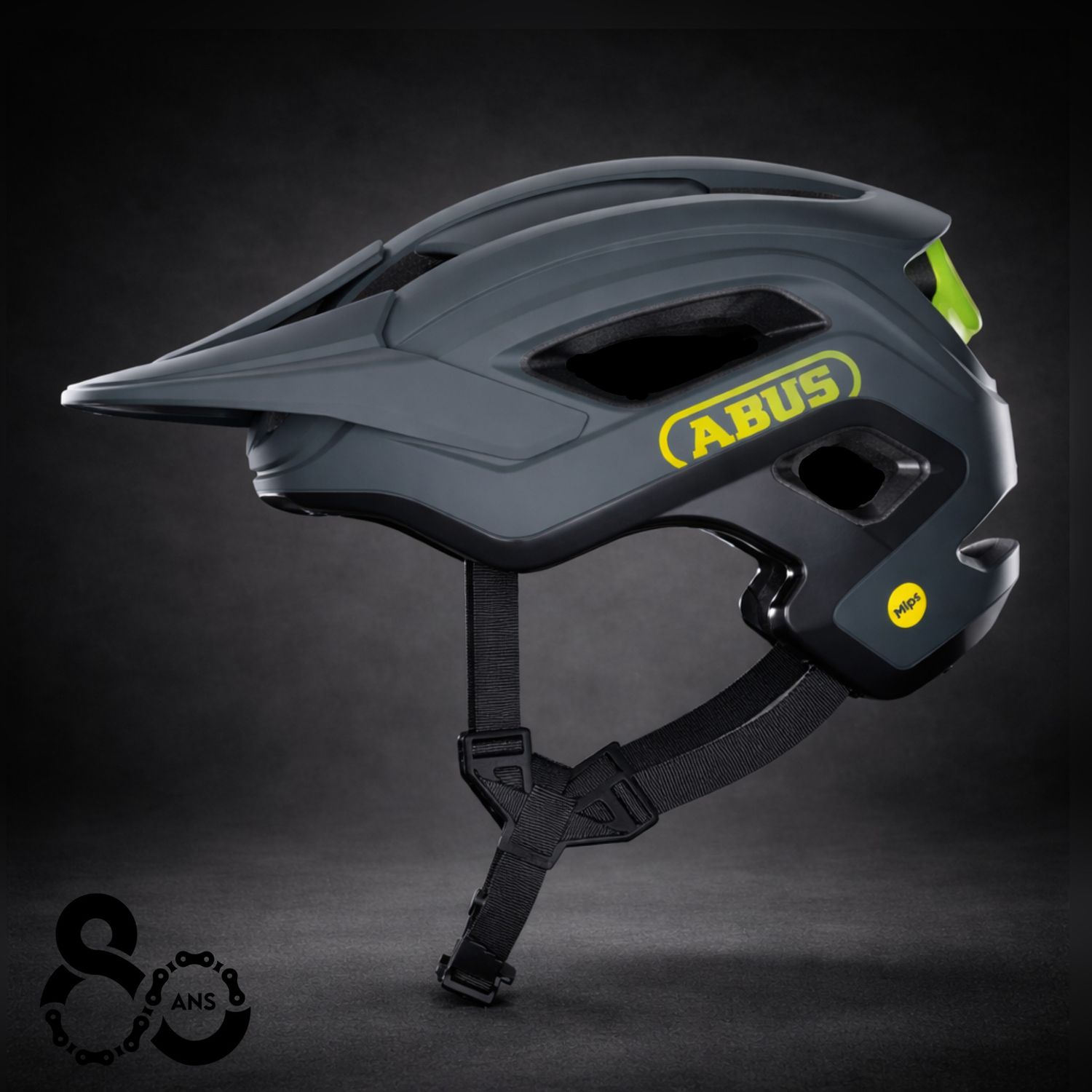 Casque Abus, CliffHanger MIPS Gris Ciment