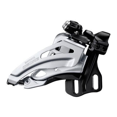 Dérailleur avant Shimano Deore, FD-M617, type E, front pull, side swing, direct mount, 2x10 vit. 14T diff