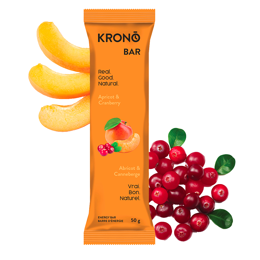 Krono Apricot &amp; Cranberry Energy Bar (50g)