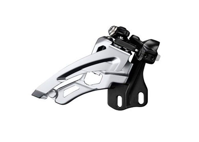 Dérailleur avant Shimano Deore, FD-M612, type E2, dyna-sys 3x10vit, Side Swing, Front Pull, Direct Mount, 66-69deg
