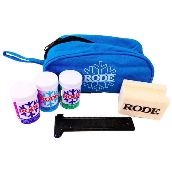 Kit de fart Rode avec Multigrade Violet/Bleu Super/Vert, Liège et Grattoir