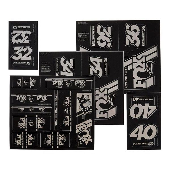 FOX Decal 2019 AM Heritage,Fork and Shock Kit,Stealth
