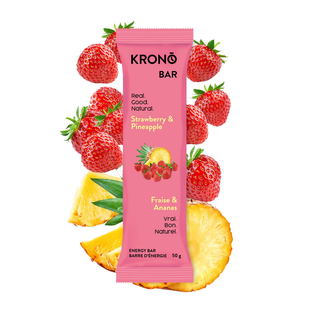 Krono Strawberry &amp; Pineapple Energy Bar (50g)