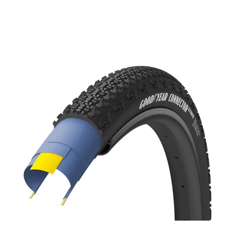 Pneu Goodyear Gravel Connector 700x35c Tubeless Complet 120TPI Noir