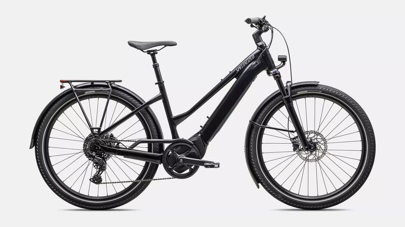 Vélo électrique Specialized Vado 4.0 UL Step-Through 2026 Noir Brillant/Argent Satiné réfléchissant