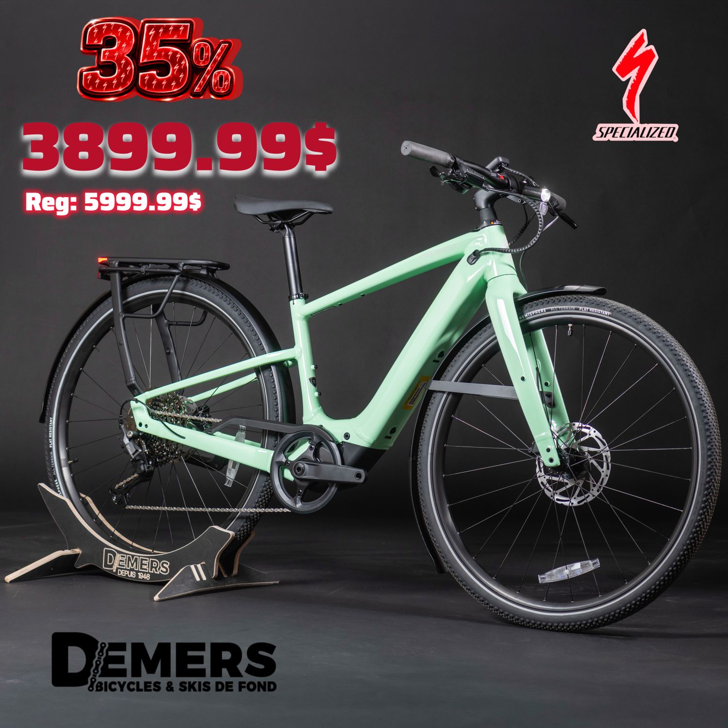 Specialized Turbo Vado SL 2 4.0 EQ 2025 e-Bike (Gloss Oasis)