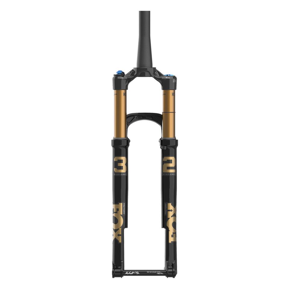 FOX 32 Factory Step-Cast MTB Suspension Fork - Grip SL Psh-Lk (Black)