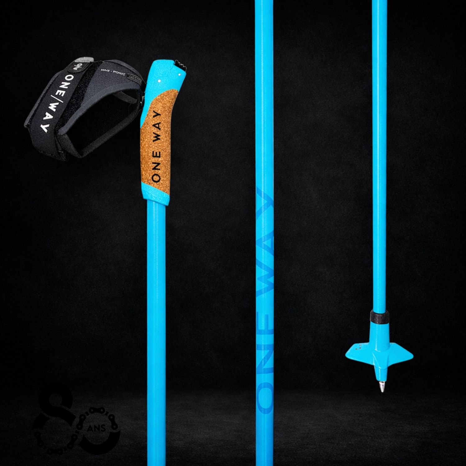 OneWay Storm GTX Poles Complete Kit 170cm (Blue)