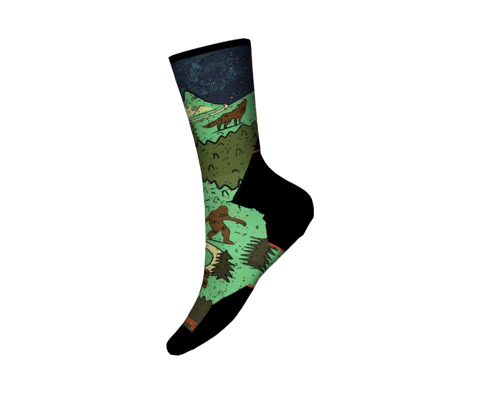 Bas Smartwool Trail Run Neature Imprimé Bleu Nuit