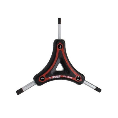 Clé hexagonale en Y Unior 2x2,5x3