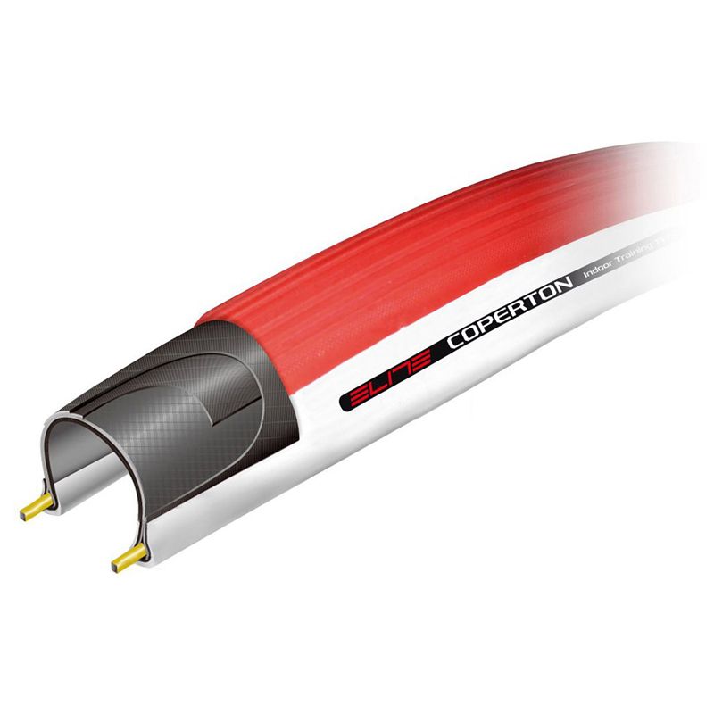 Pneu d'entrainement Elite Coperton 700x25c Rouge