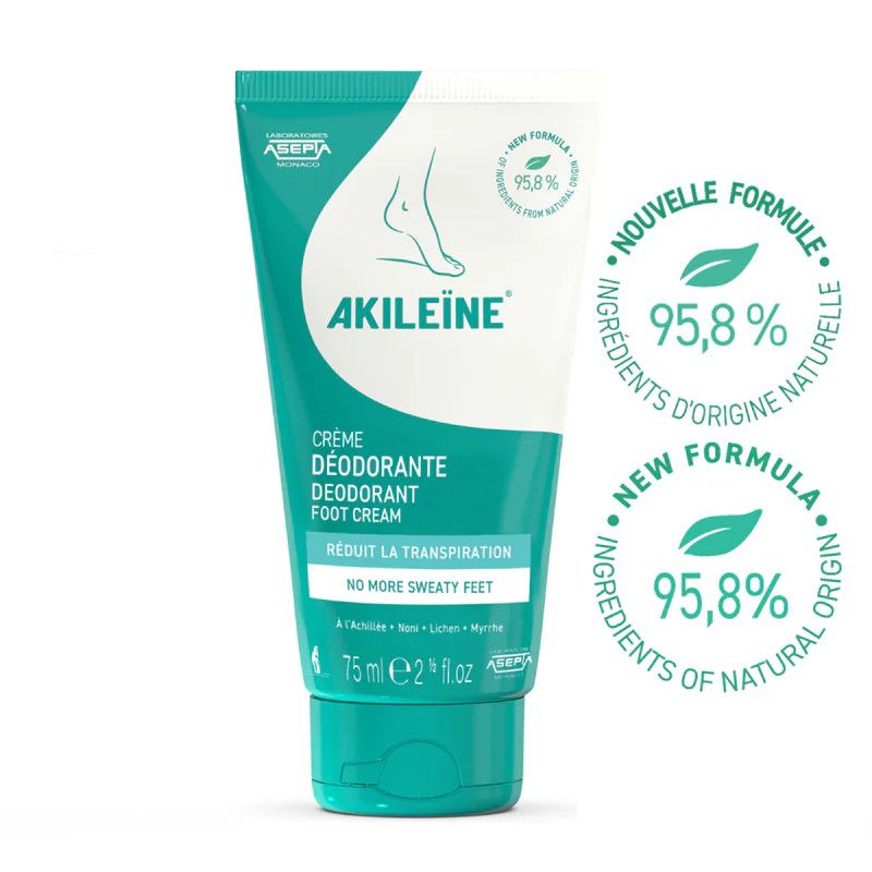 Crème déodorante  Akileine 75ml