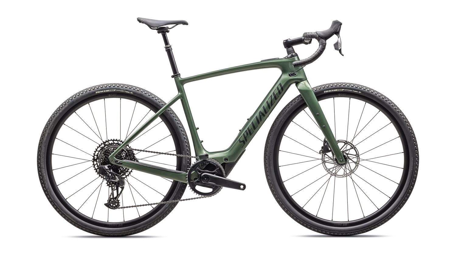 Vélo électrique Specialized Creo 2 Comp 2026 Vert Cyprès/Noir Métallique