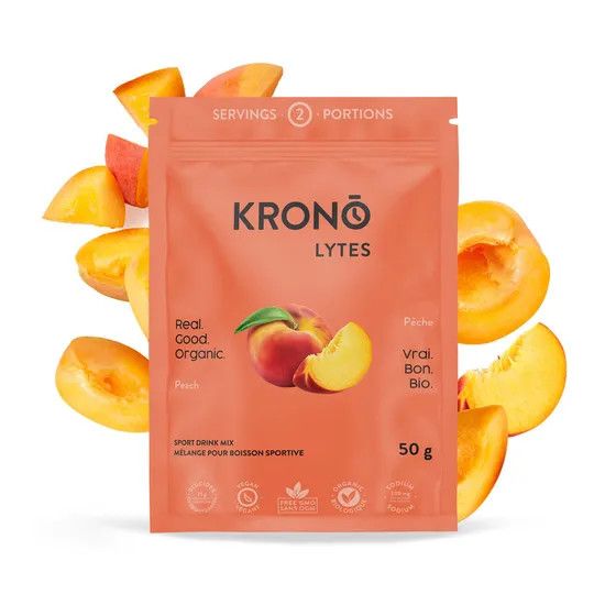 Boisson d'électrolytes Krono Pêche 50g