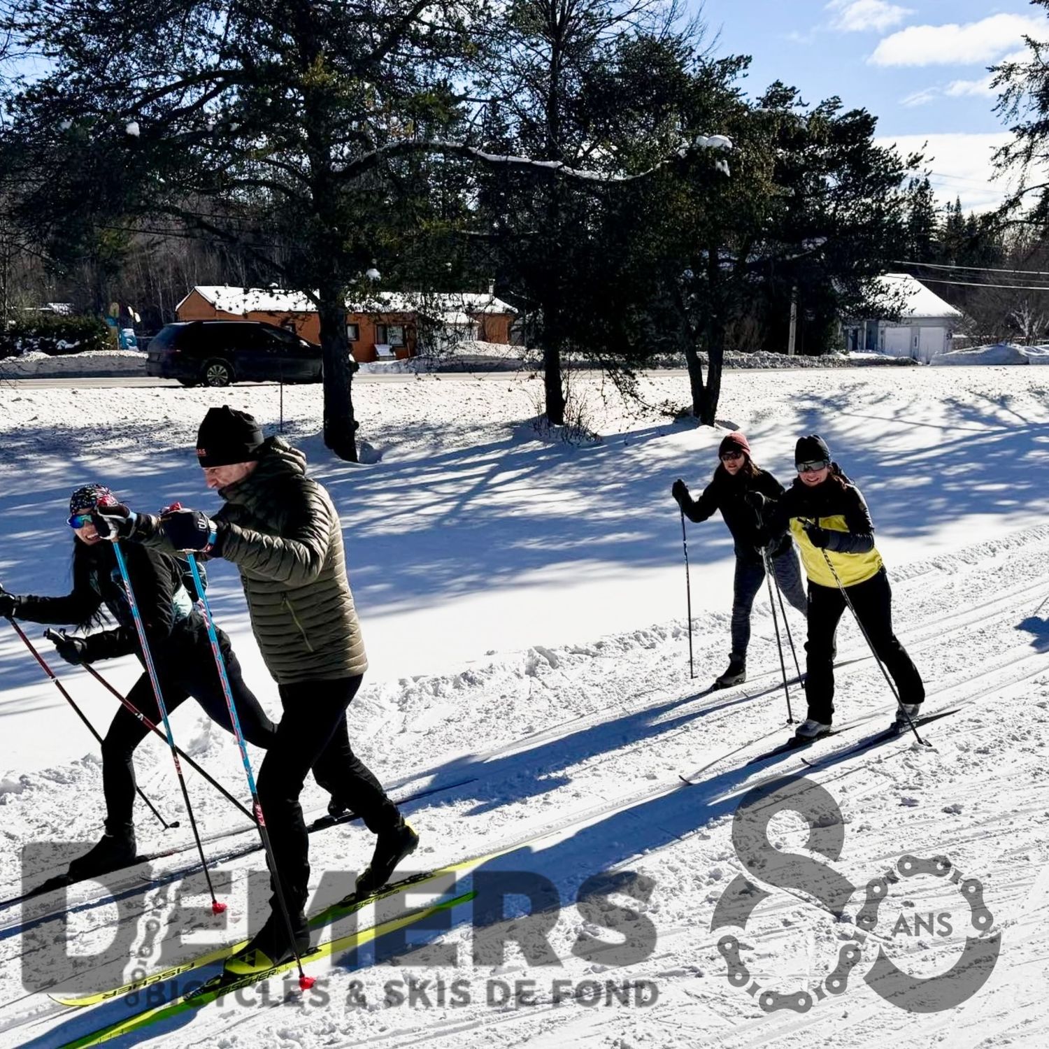 Initiation à la technique de ski de fond
