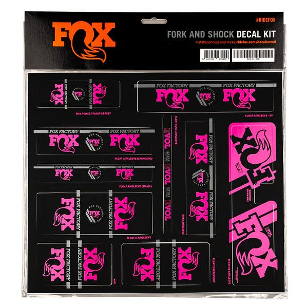 Kit d'autocollant Fox Heritage Fork and Shock Rose