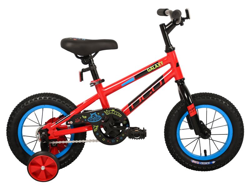 Vélo DCO Galaxy Rouge/Noir 12po