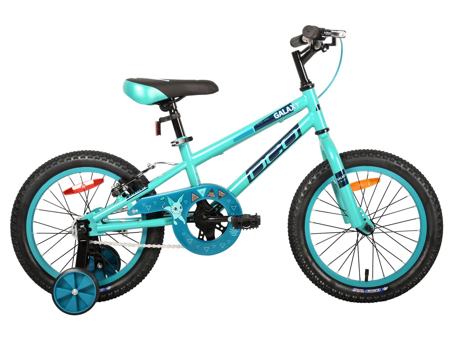 Vélo DCO Galaxy Turquoise 16po