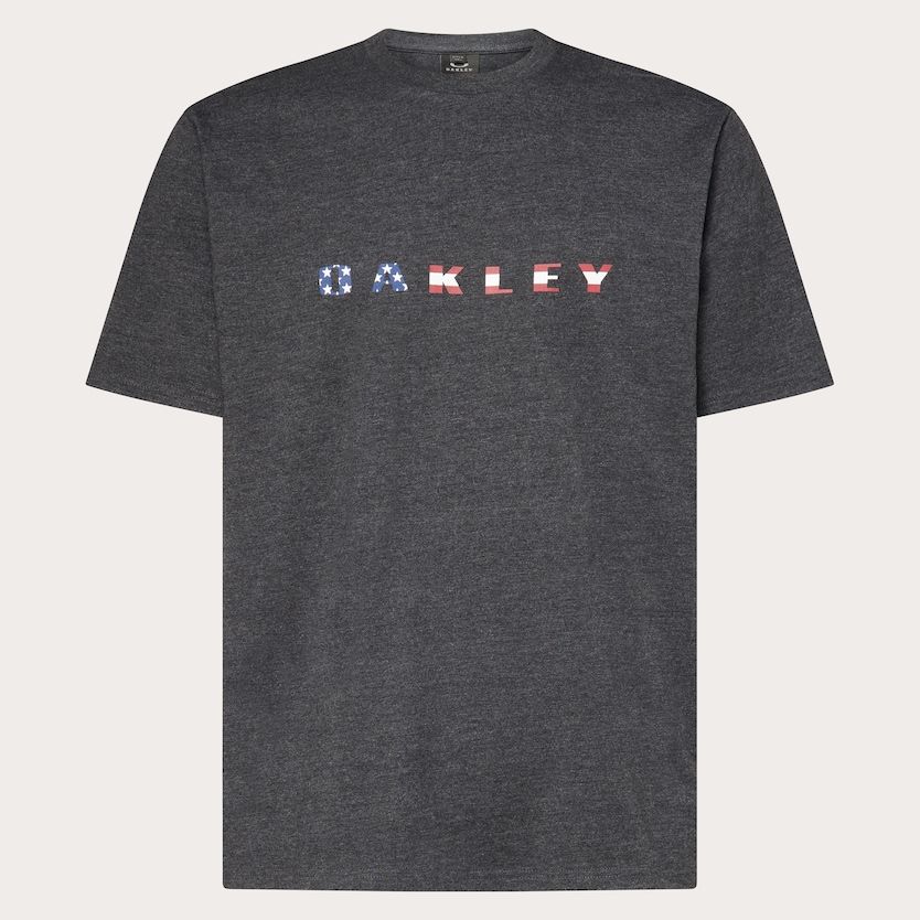 T-Shirt manches courtes Oakley BF Gris Foncé Chiné