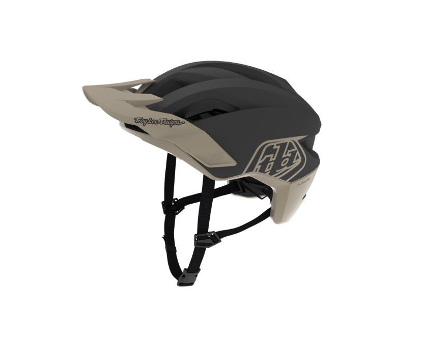 Casque Troy Lee Designs Flowline MIPS Point Charbon/Bois