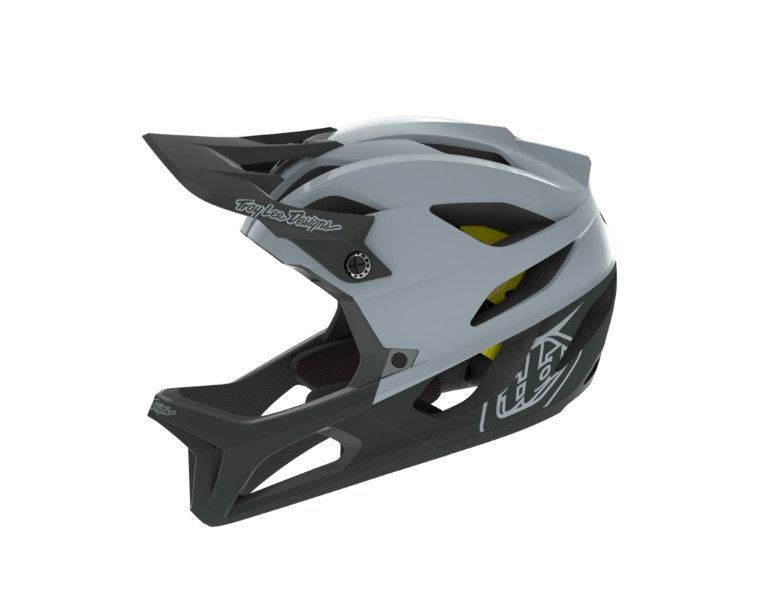 Casque intégral Troy Lee Designs Stage MIPS Drone Gris