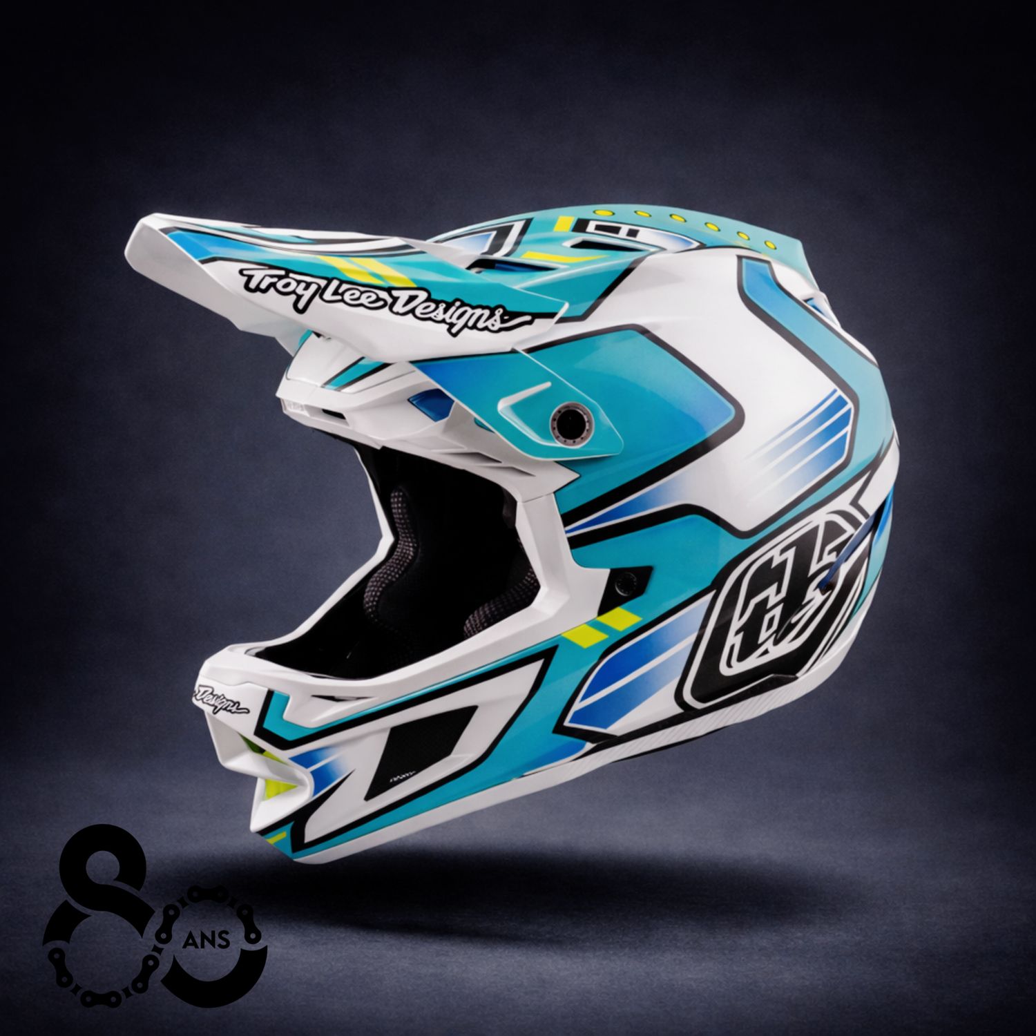 Troy Lee Designs D4 Composite Helmet Crest (Teal)