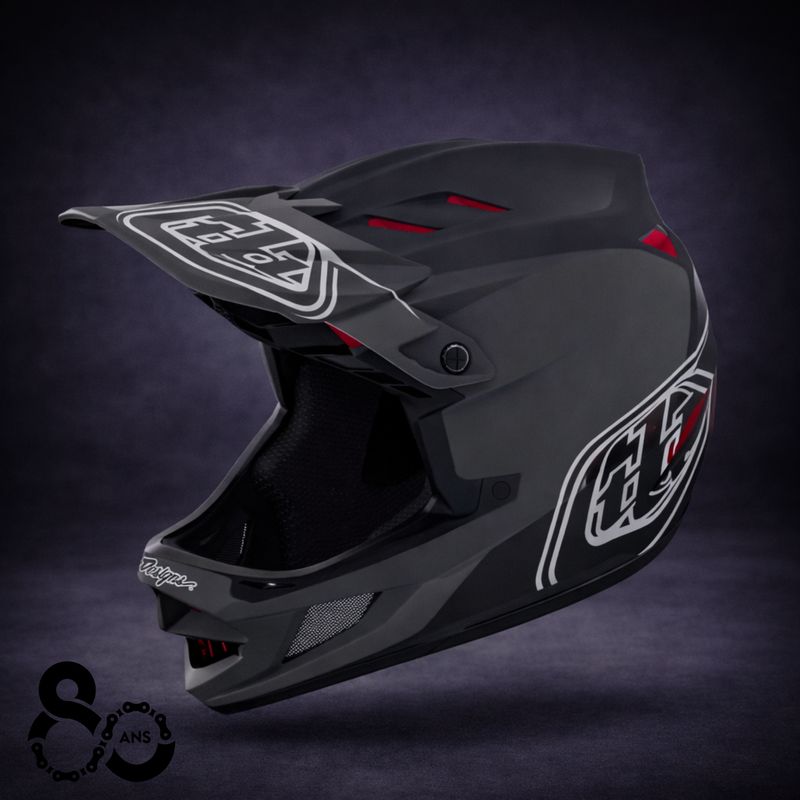 Troy Lee Designs D4 Polyacrylite Helmet (Black)