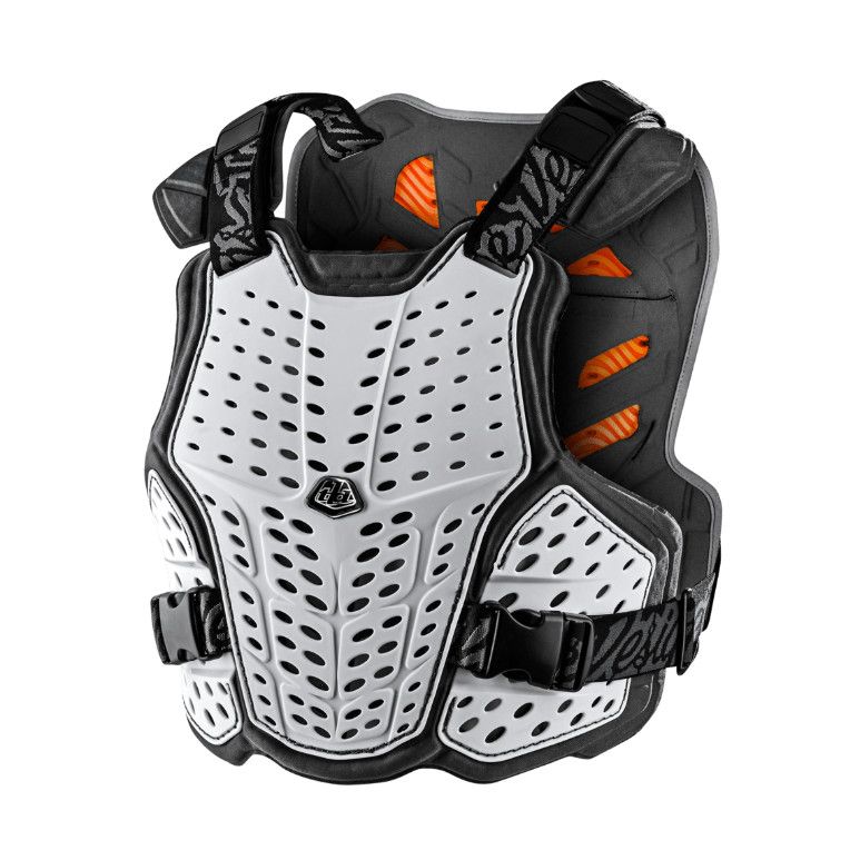 Plastron Troy Lee Designs Rockfight CE Solid Blanc