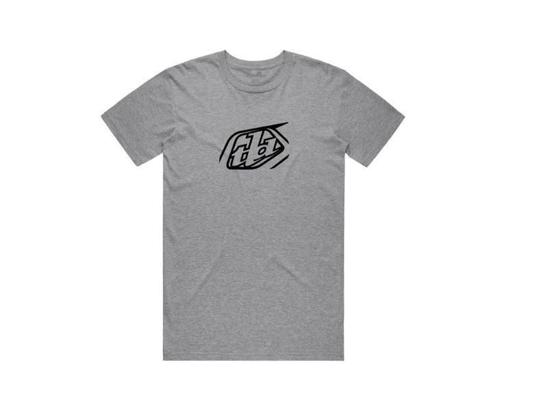 T-Shirt manches courtes Troy Lee Designs Badge Gris