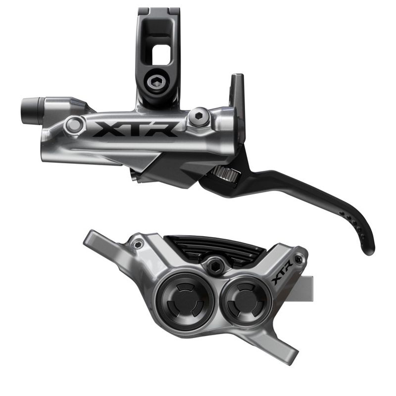 Frein à disque hydraulique avant Shimano XTR BL-M9220(L)/BR-M9220(F), Disque: Non inclus, Gris