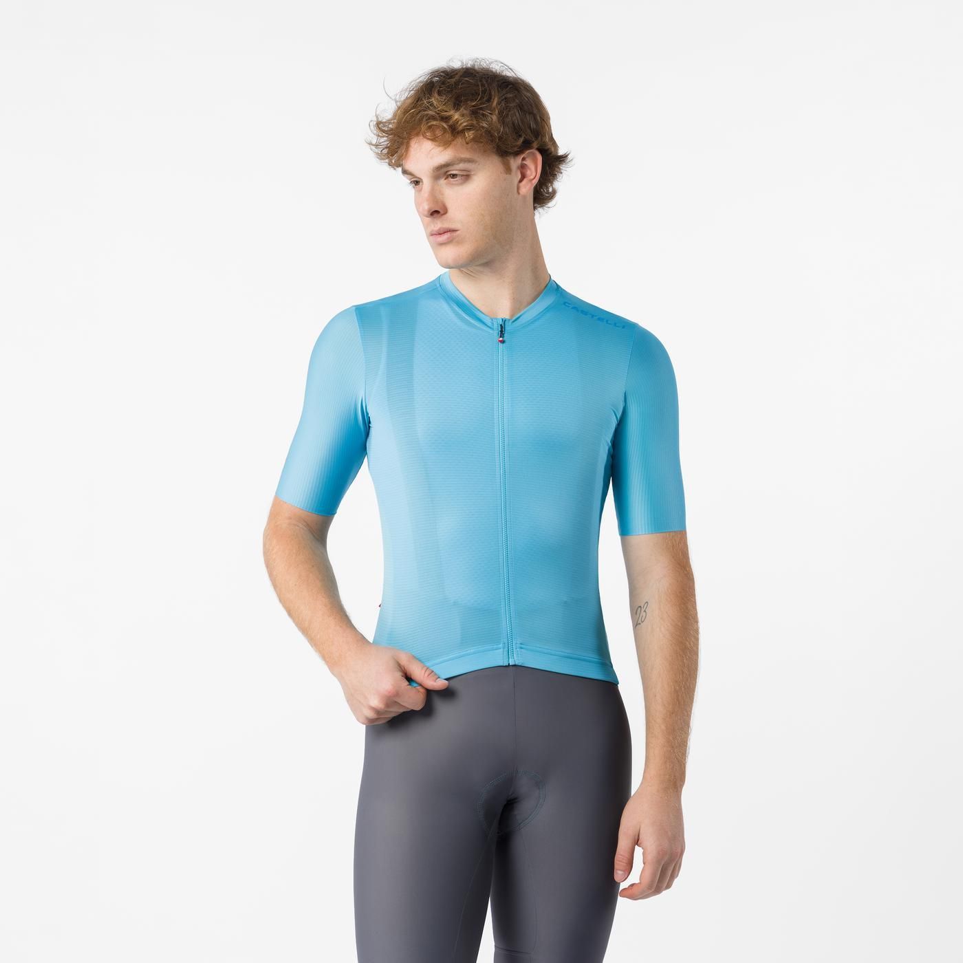 Castelli Espresso 2 Jersey (Neon Cobalt)