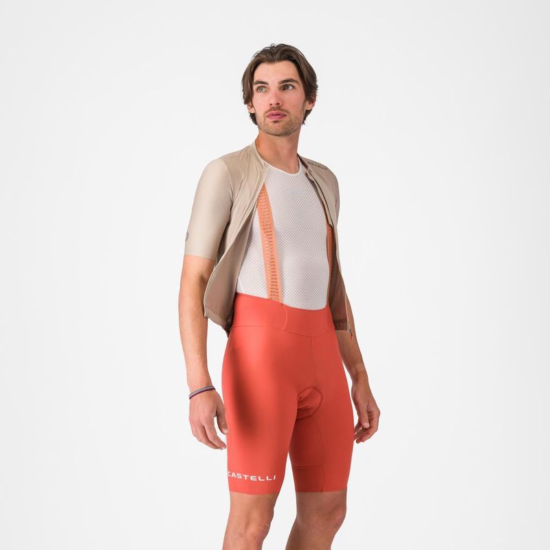 Bib court Castelli Espresso 2 Paprika