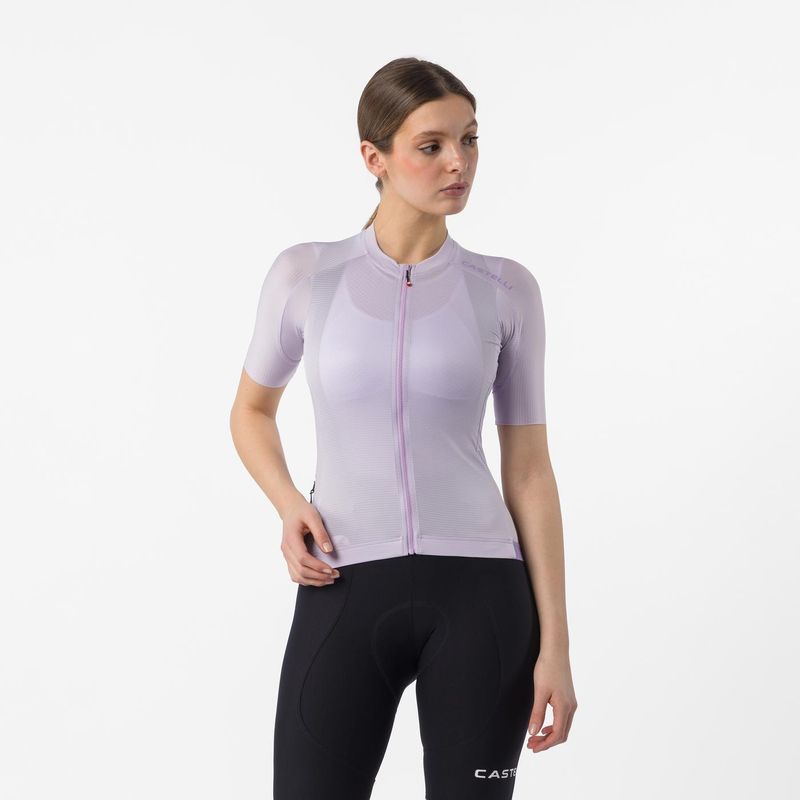 Castelli Espresso 2 Women's Short Sleeve Jersey (Purple Mist)