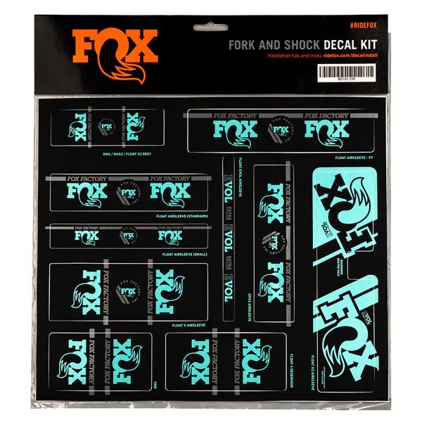 Kit d'autocollant Fox Heritage Fork and Shock Menthe
