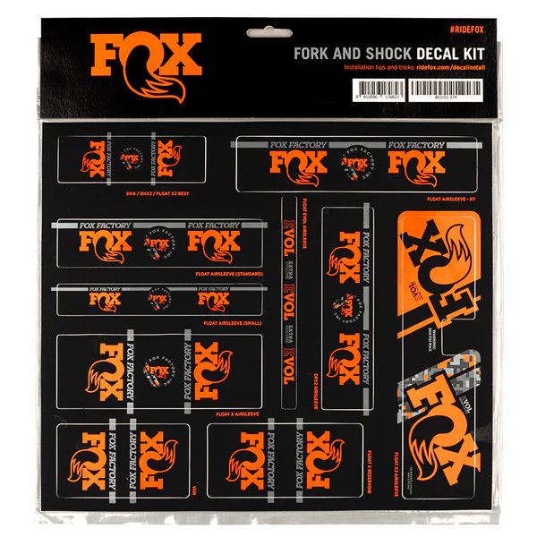 Kit d'autocollant Fox Heritage Fork and Shock Digi-Cam